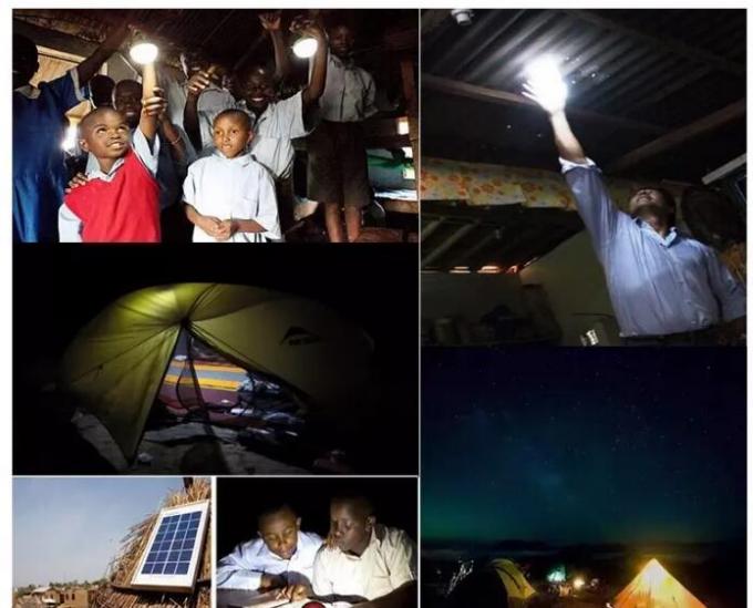 Aventure 2021 campante extérieure légère solaire électrique avec l'éclairage à télécommande de la radio LED de Bluetooth