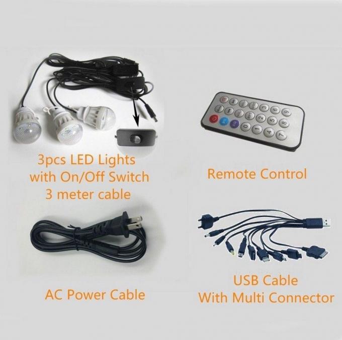Aventure 2021 campante extérieure légère solaire électrique avec l'éclairage à télécommande de la radio LED de Bluetooth