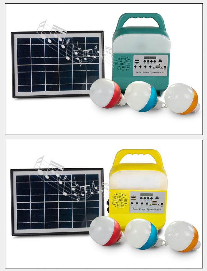 Petite urgence extérieure solaire de système d'éclairage avec la lampe mobile de puissance de haut-parleur par radio de Bluetooth
