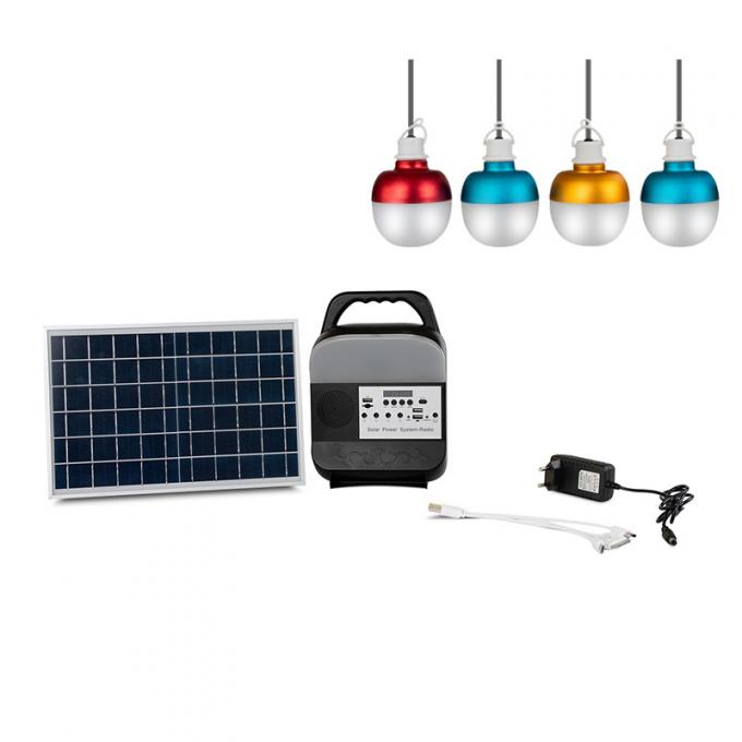 système d'alimentation solaire portatif de 30W 25W avec la radio de FM
