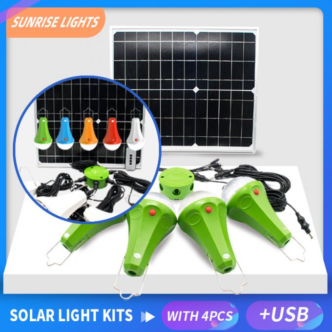 Kit à la maison de Mini Solar Energy System Lighting de 2020 hausses avec à télécommande