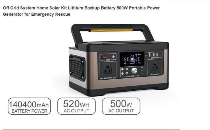 Nouvel inverseur à énergie solaire portatif de système Kit Charging Station Solar Power