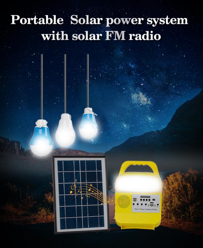 Kits de allumage solaires portatifs, panneaux solaires pour les systèmes à la maison de production d'électricité solaire