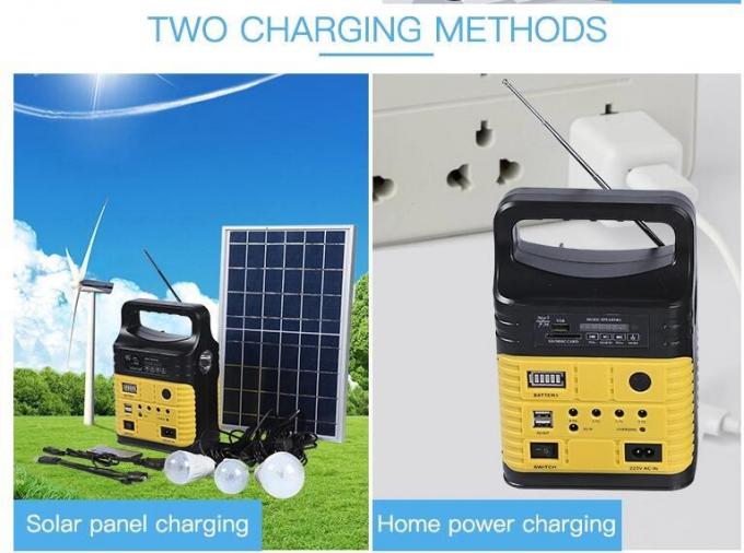 D'intérieur solaire de la plus nouvelle de la lampe 10W radio solaire solaire de FM allumant 3790 lumières solaires par radio solaires de décoration de lumières globales de lever de soleil