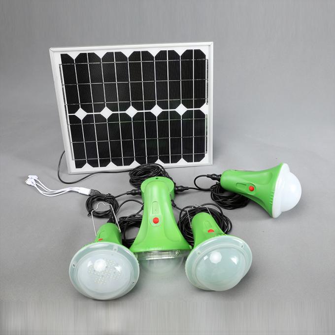 Lampe rechargeable solaire solaire du système énergétique de puissance 475lum avec le hub de 6 trous