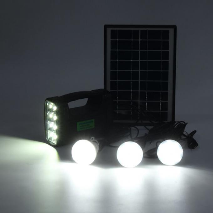 La lumière d'intérieur solaire de lumière de générateur de panneau solaire le font vous-même lampe solaire solaire solaire du kit 3W 4W 5W Light+3PCS