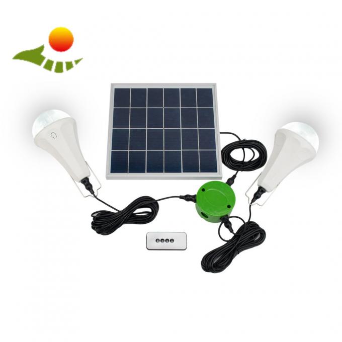 Panneau solaire allumant les lumières globales de lever de soleil de système solaire de kit de chargeur léger solaire à la maison d'USB