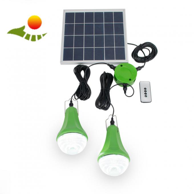 Panneau solaire allumant les lumières globales de lever de soleil de système solaire de kit de chargeur léger solaire à la maison d'USB