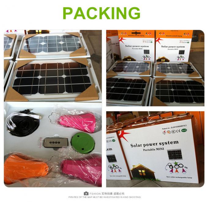 Petit Mini Solar Power System portatif avec le kit léger solaire de système