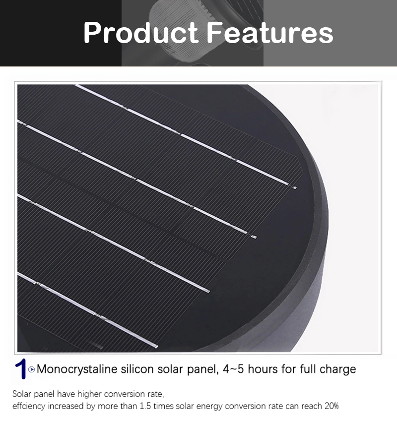 Lumière solaire imperméable extérieure en gros de mur d'IP65 3000K 6000K avec du CE RoHS