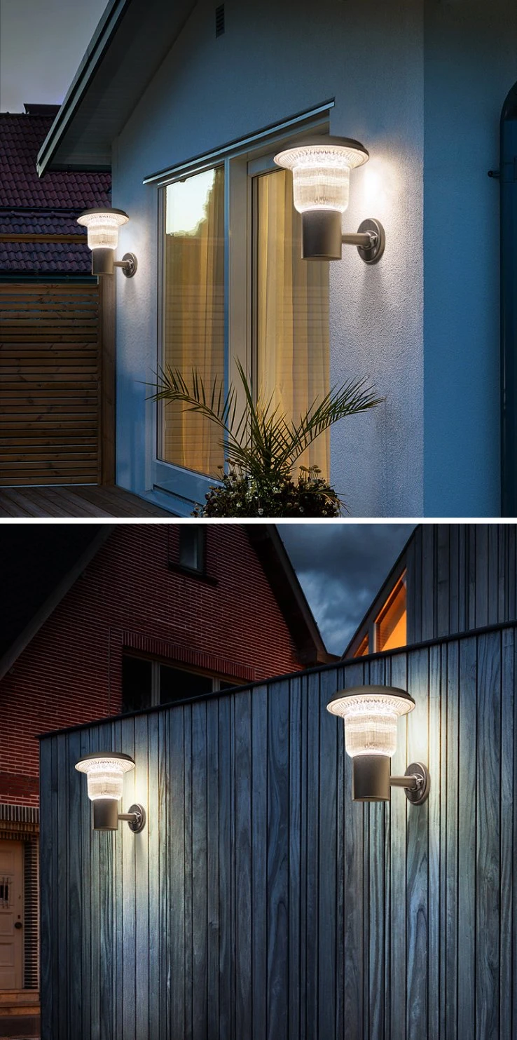 Lumière solaire imperméable extérieure en gros de mur d'IP65 3000K 6000K avec du CE RoHS