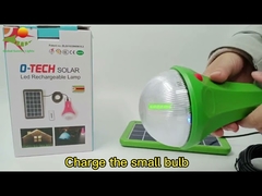 le système d'éclairage à la maison solaire de 5V 5200mah 300lm LED peut charger les téléphones portables 99G-1