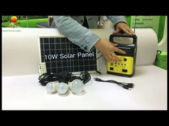 Kits d'éclairage solaire Panneau solaire 10w avec radio FM SRE3790