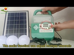 Système énergétique de panneau solaire d'ampoule blanche pure de LED 37*31.5*55.5CM