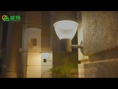 Mur solaire extérieur d'une manière élégante conçu Lamp-B4001 de mur de LED de lampe de capteur de jardin imperméable solaire de système