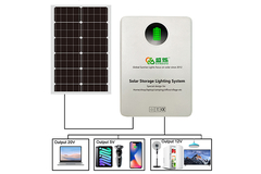 Générateur du système 150W 300W de stockage de l'énergie de SRE918 ROHS picovolte avec la centrale de lithium de panneau solaire